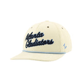 Atlanta Gladiators Cream Script Corduroy Rope Snapback Hat