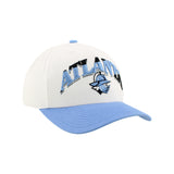 Atlanta Gladiators White & Lt. Blue Wordmark Snapback Hat