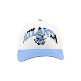 Atlanta Gladiators White & Lt. Blue Wordmark Snapback Hat