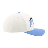Atlanta Gladiators White & Lt. Blue Wordmark Snapback Hat