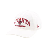 Zephyr Atlanta Gladiators White Wordmark Adjustable Dad Hat