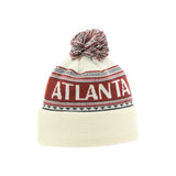 Zephyr Atlanta Gladiators Women's Oatmeal and Maroon Beanie