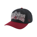 Zephyr Atlanta Gladiators Black Gradient Wordmark Snapback