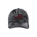 Zephyr x OHT Atlanta Gladiators Black Camo Flag Adjustable Dad Hat