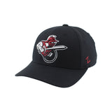 Zephyr Atlanta Gladiators Black Classic Logo Fitted Hat
