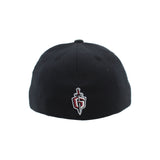 Zephyr Atlanta Gladiators Black Classic Logo Fitted Hat