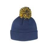 Atlanta Gladiators Navy 2tone 3D Primary Logo Pom Beanie