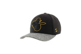 Atlanta Gladiators Adult Black and Heather Snapback Hat