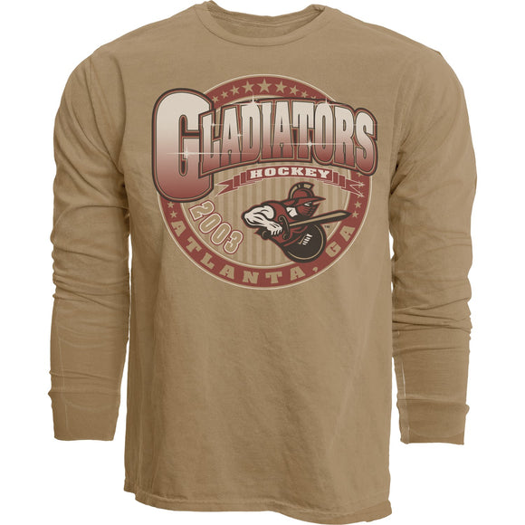 Atlanta Gladiators Quiet Whimper Soft Russet Long Sleeve Tee