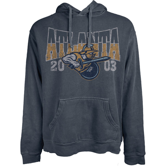 Atlanta Gladiators Side Scroll Soft Indigo Hooded Sweatshirt