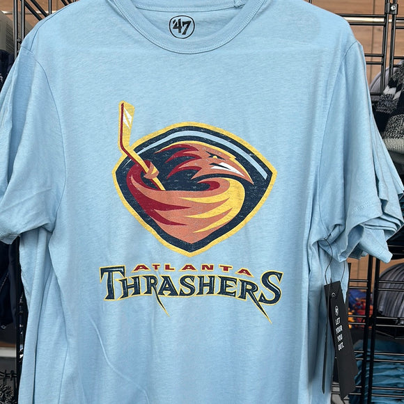 Atlanta Thrashers Adult 47 Brand Light Blue Tee