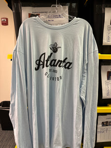 Atlanta Gladiators Adult MV Sport Baby Blue Atlanta Long Sleeve