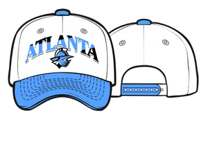 *PREORDER* - Atlanta Gladiators White & Lt. Blue Wordmark Snapback Hat