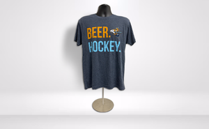 Atlanta Gladiators Adult 108 Stitches "Beer. Hockey." Tee