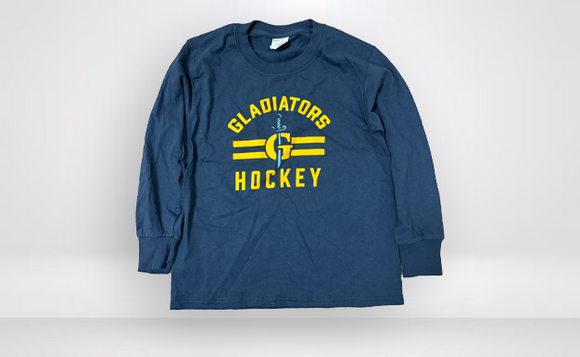 Atlanta Gladiators Youth MV Sport Navy and White Long Sleeve