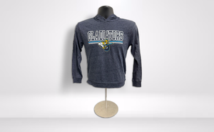 Atlanta Gladiators Women's Blue 84 Grey Heather Hooded Long Sleeve "Gladiators"