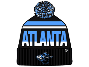 *PREORDER* - Atlanta Gladiators Black & Lt. Blue Atlanta Beanie