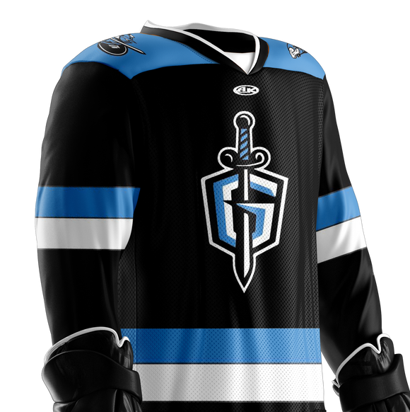 Atlanta Gladiators Official 2025-26 Adult Black Replica Jersey