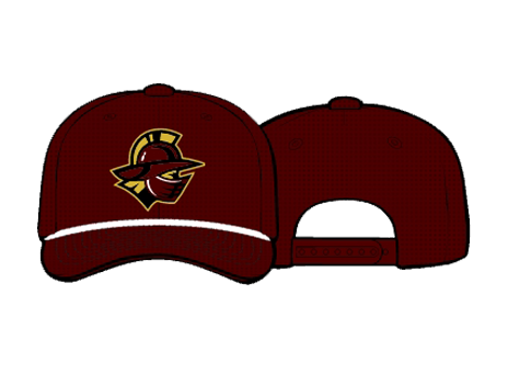 *PREORDER* - Atlanta Gladiators Maroon Retro Head Logo Rope Snapback Hat