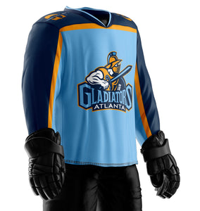 Atlanta Gladiators Light Blue Fashion Jersey