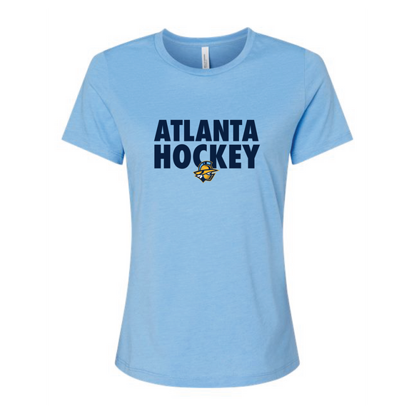 Atlanta Gladiators Ladies Heather Carolina Blue Relaxed CVC T-Shirt
