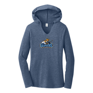 Atlanta Gladiators Navy Frost District Women's Perfect Tri L/S Hoodie T-Shirt