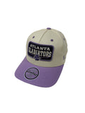 Atlanta Gladiators Ivory and Lavender Glads Fight Cancer Snapback Hat