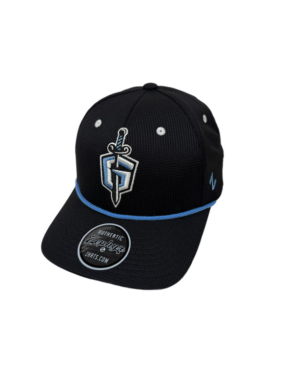 Atlanta Gladiators Black Retro G Rope Snapback Hat