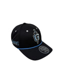 Atlanta Gladiators Black Retro G Rope Snapback Hat