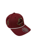 Atlanta Gladiators Maroon Retro Head Logo Rope Snapback Hat