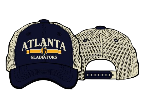 *PREORDER* - Atlanta Gladiators Navy University Mesh Snapback Hat