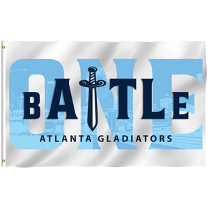 4.5' x 3' One Battle One-Sided Flag