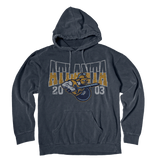 Atlanta Gladiators Side Scroll Soft Indigo Hooded Sweatshirt