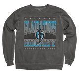 Atlanta Gladiators Throw Shade Soft Black Crewneck Sweatshirt
