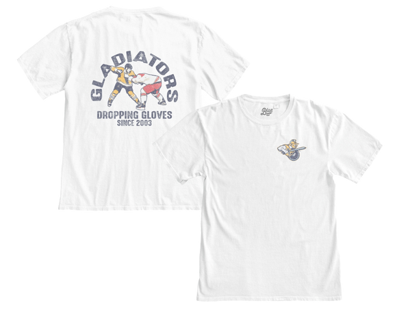 Atlanta Gladiators Wind Farm Soft White Tee